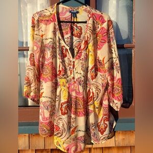 Old Navy Multicolor Paisley Top